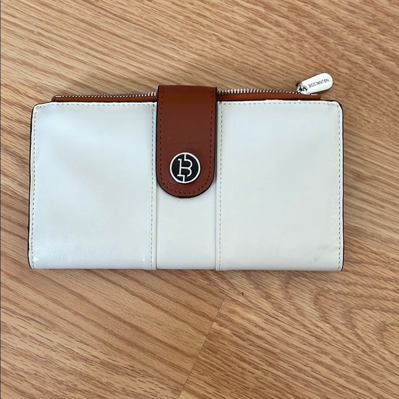 Bostanten White and Tan Wallet - Picture 1 of 4